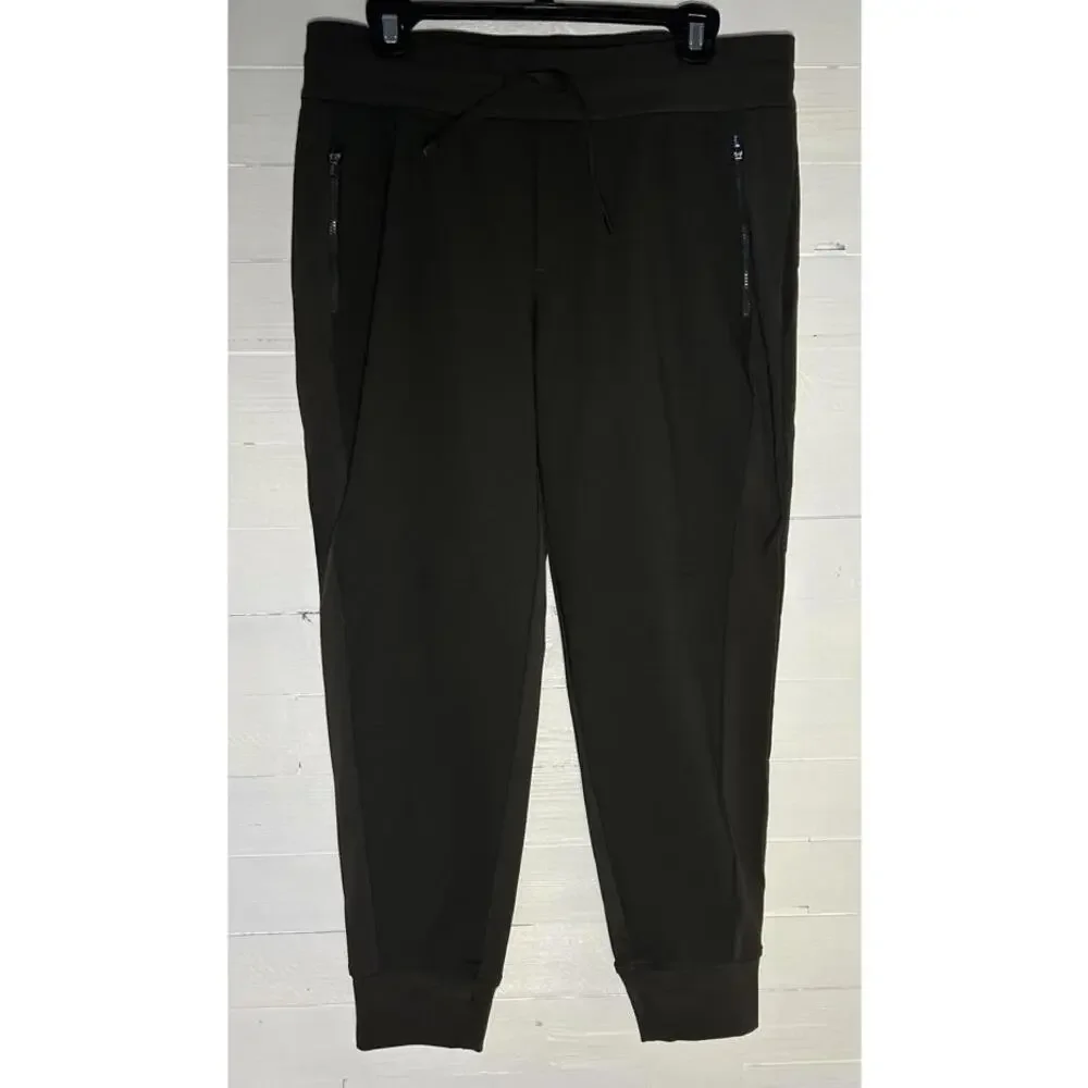 Aletha Headlands Hydro Trek Joggers, women’s size 12P. Army green khaki.